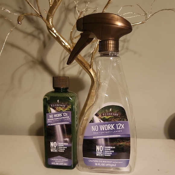 EcoSense No Work 12x Daily Shower Cleaner Set - Green and Brown - Picture 1 of 1